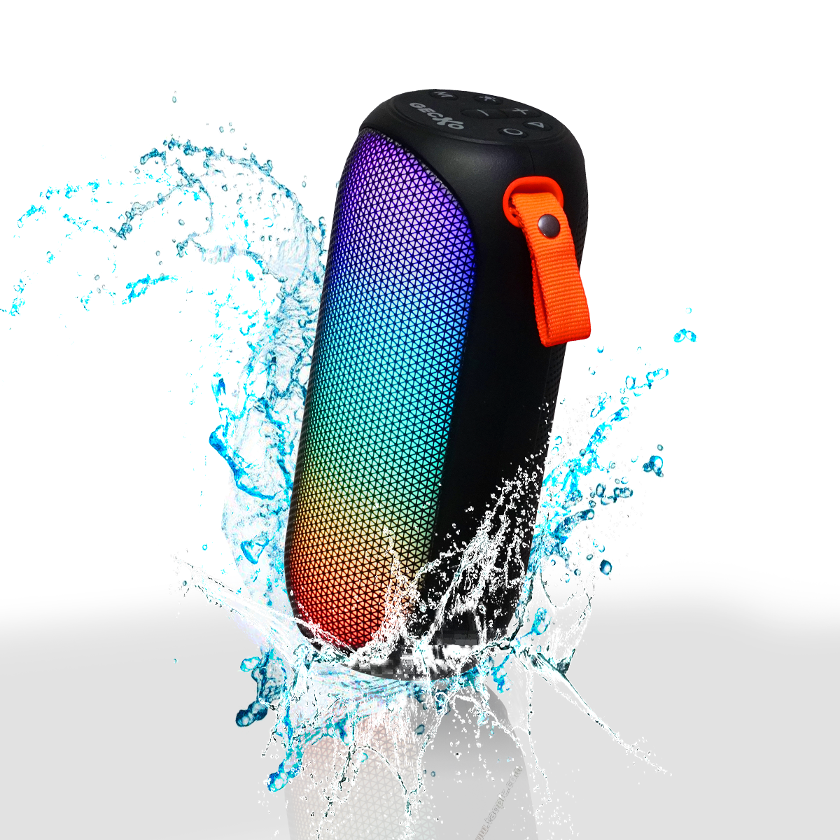 Bocina Waterproof Portátil Con Bluetooth - Gecko Electronics